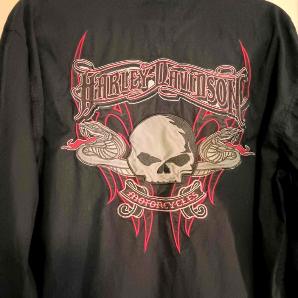 Harley Davidson Button Down